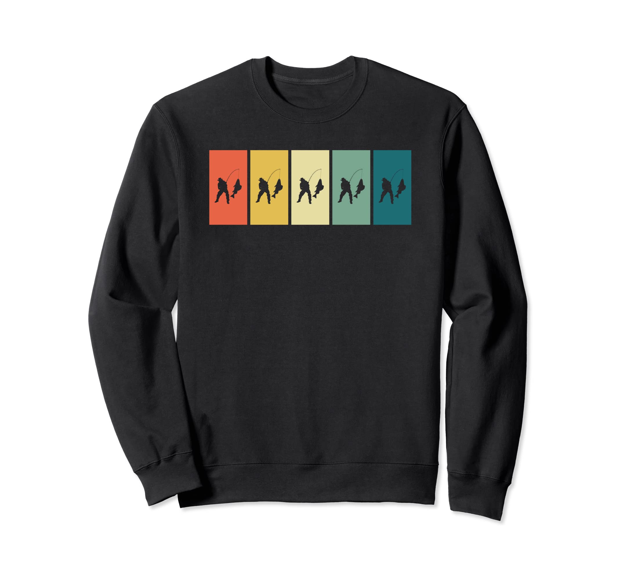 Fishing Sunset Fishing Sweatshirt - Graphic Print for Adults - T-Shirt, Sweatshirt, Hoodie