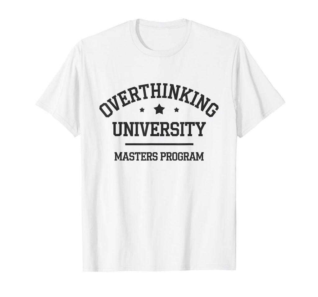 Overthinker Antisociai Introvert T-Shirt - Minimalist Print Men Women - T-Shirt, Sweatshirt, Hoodie