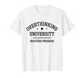 Overthinker Antisociai Introvert T-Shirt - Minimalist Print Men Women - T-Shirt, Sweatshirt, Hoodie