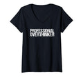 Womens Professional Rethinker V Neck T-Shirt - Aesthetic Graphic for Adults - T-Shirt, Sweatshirt, Hoodie