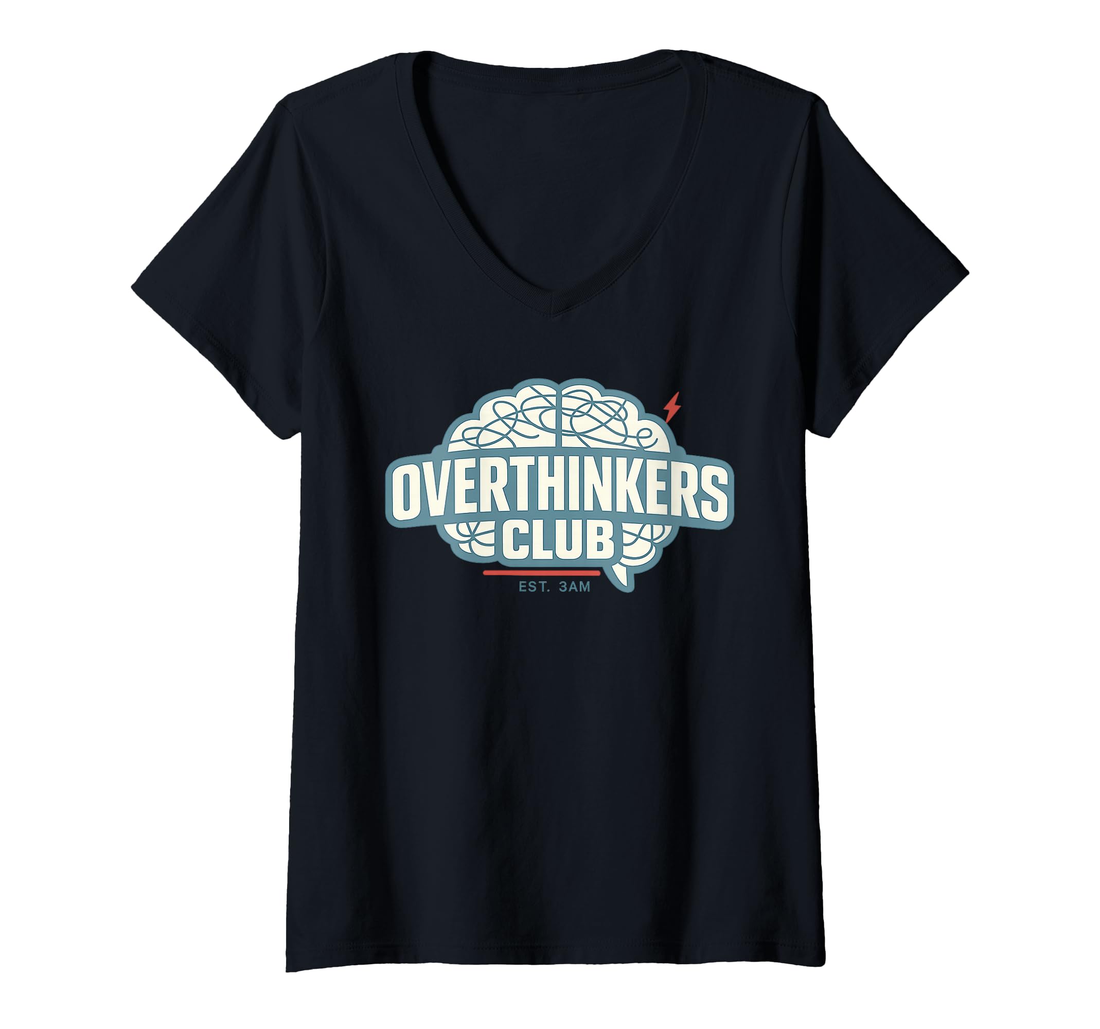 Womens Overthinker Funny Anxiety T-Shirt - Aesthetic Graphic for Adults - T-Shirt, Sweatshirt, Hoodie