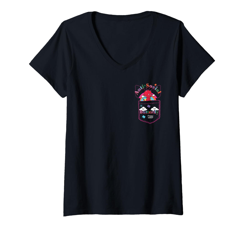 Womens Hot Stuff Little Devil Anti T-Shirt - Fun Novelty Design Men Women - T-Shirt, Sweatshirt, Hoodie