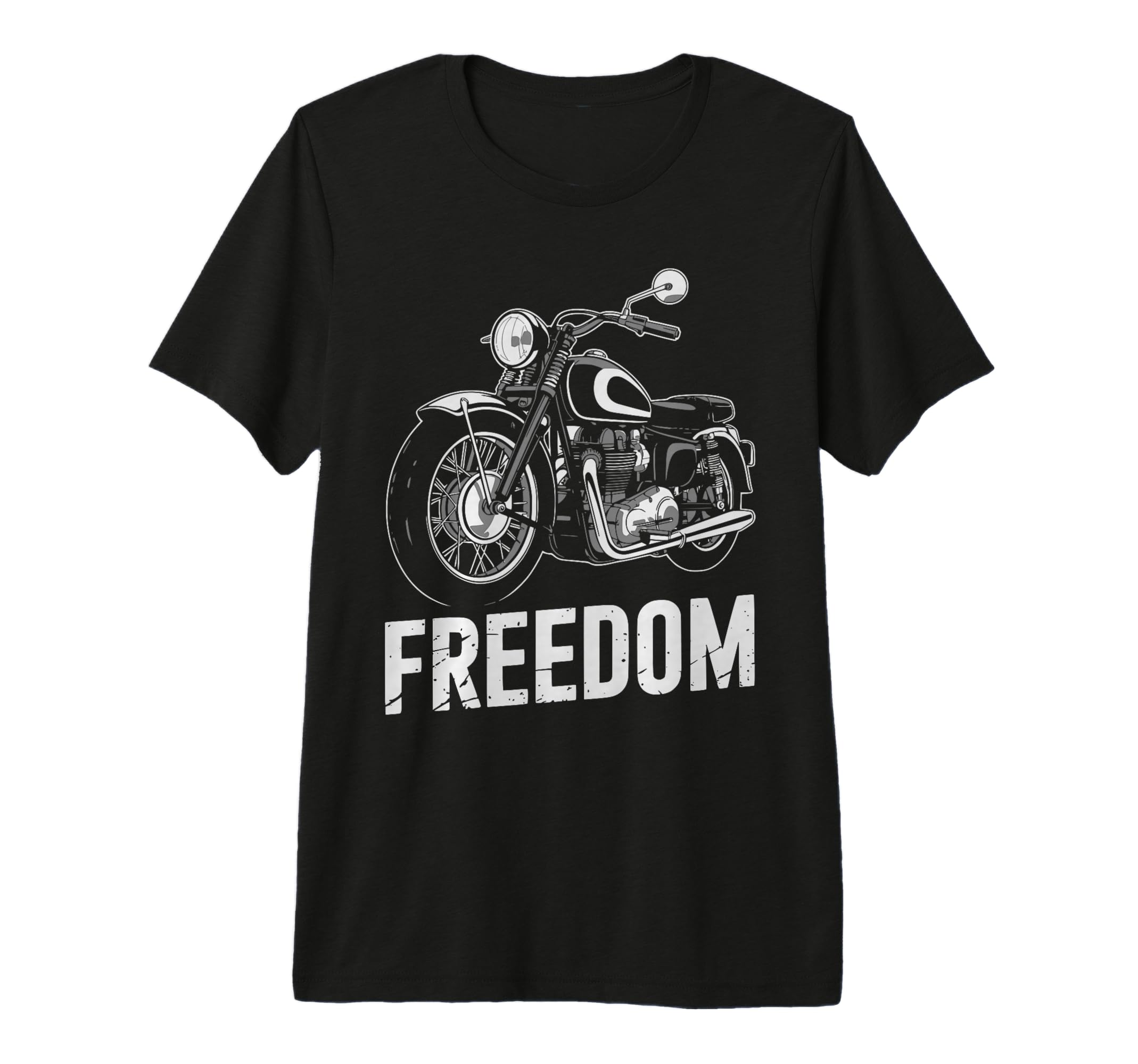 Motorcycle Motorbike Biker Tri Blend T-Shirt - Trendy Graphic for Adults - T-Shirt, Sweatshirt, Hoodie