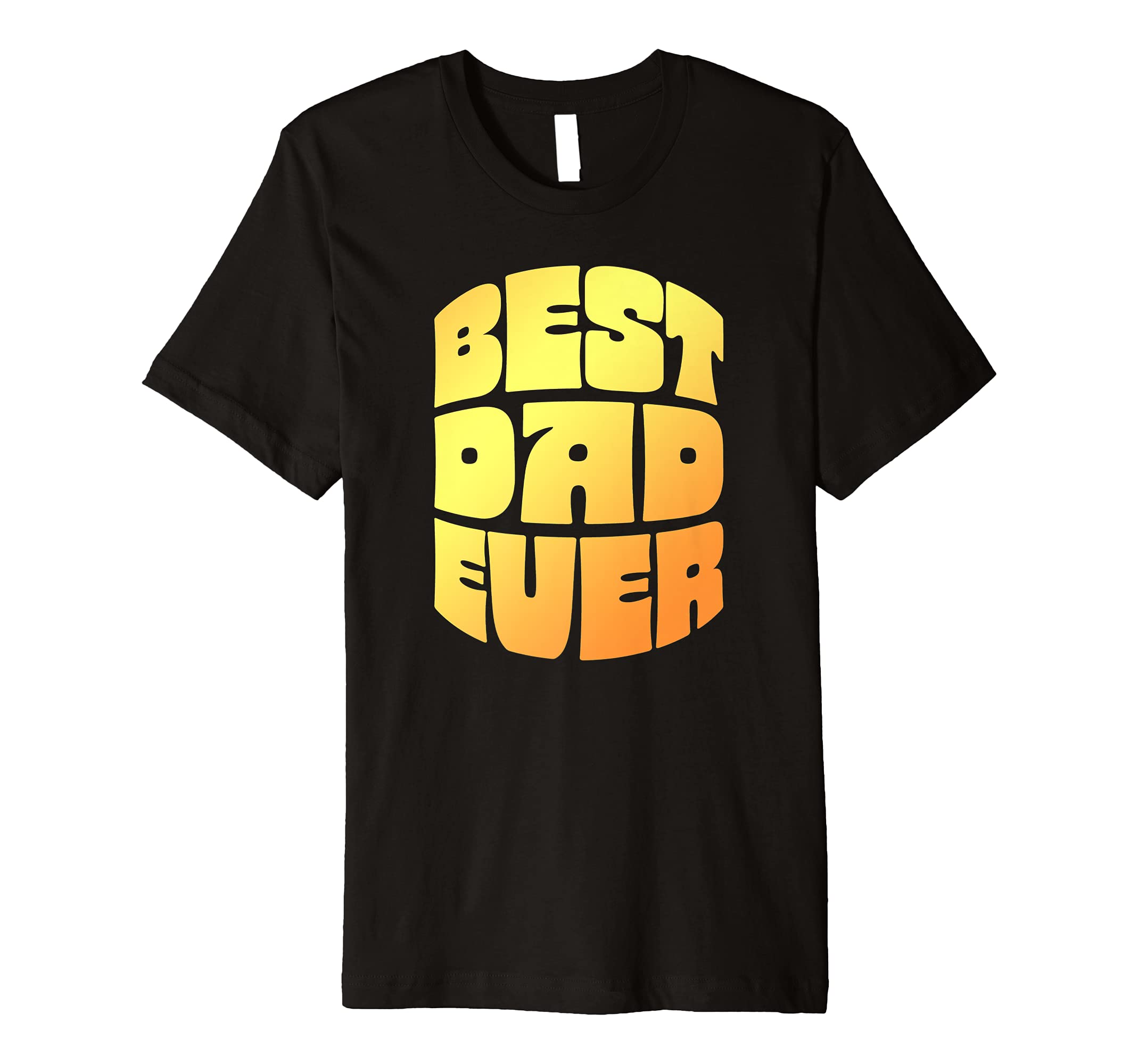 Best Dad Ever Seventies Typography Old T-Shirt - Graphic Print Unisex - T-Shirt, Sweatshirt, Hoodie