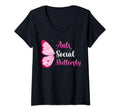Anti Social Butterfly Butterflies T-Shirt - Casual Everyday Wear Unisex - T-Shirt, Sweatshirt, Hoodie