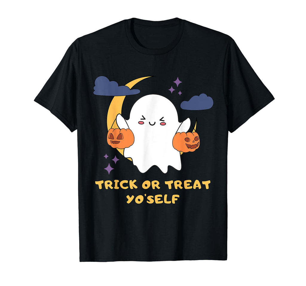 Halloween Funny Trick Or Treat T-Shirt - Fun Novelty Design Men Women - T-Shirt, Sweatshirt, Hoodie