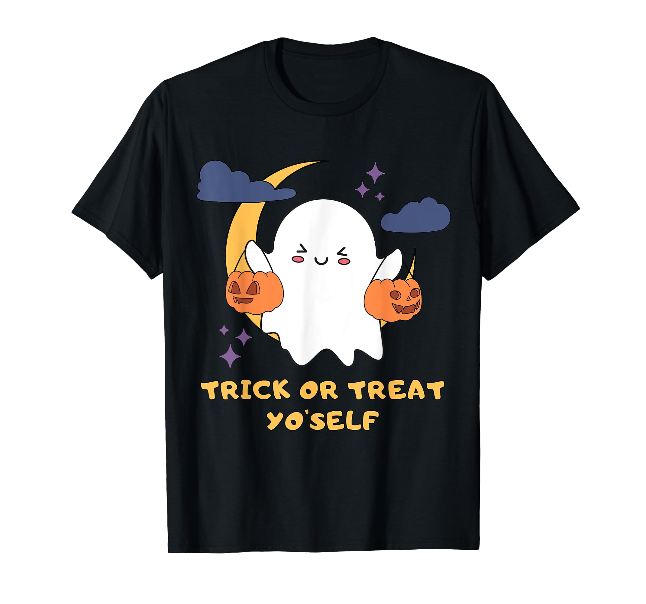 Halloween Funny Trick Or Treat T-Shirt - Fun Novelty Design Men Women - T-Shirt, Sweatshirt, Hoodie