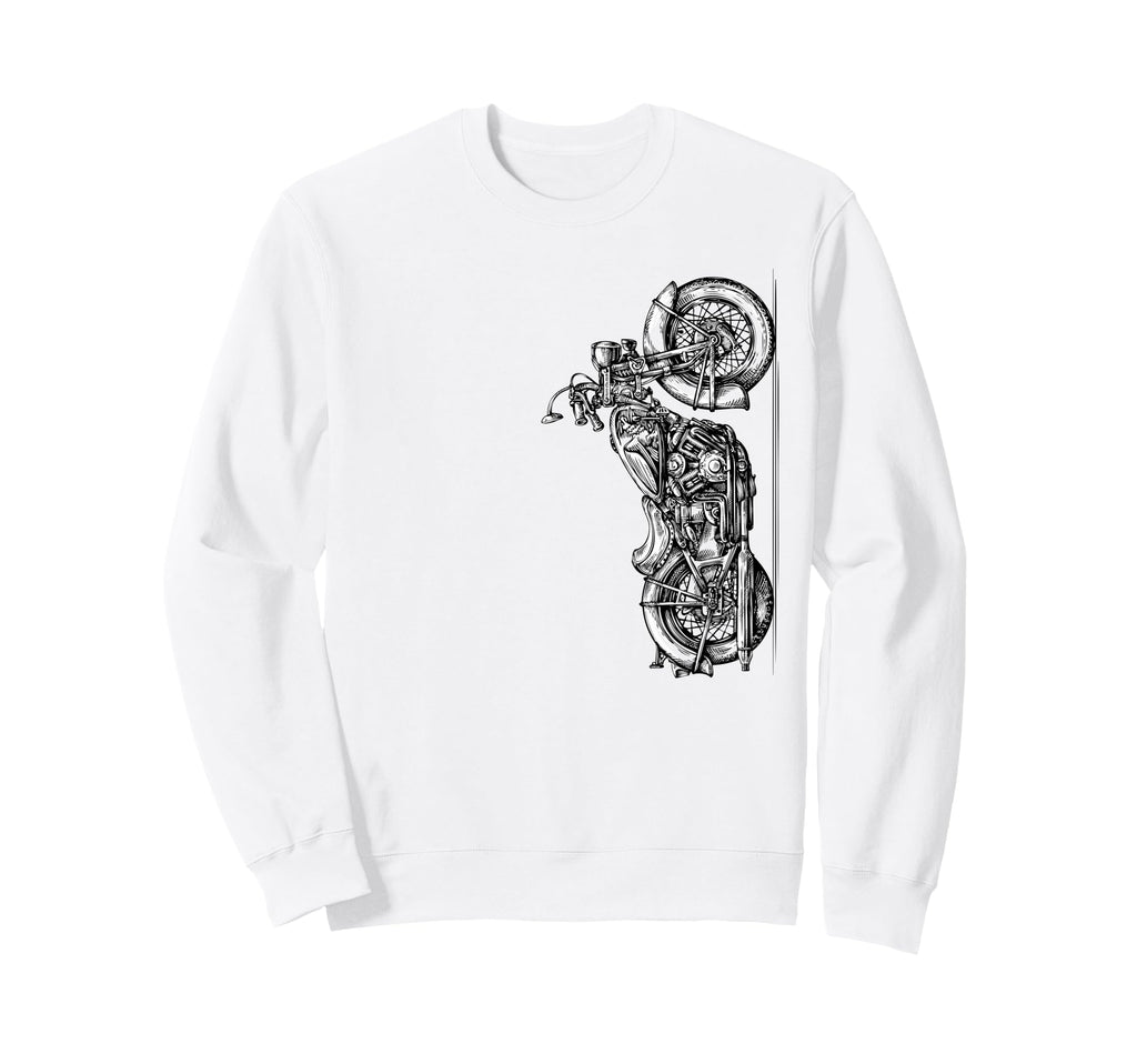 Motorcycling Biker Motorcycle Sweatshirt - Novelty Apparel for Adults - T-Shirt, Sweatshirt, Hoodie