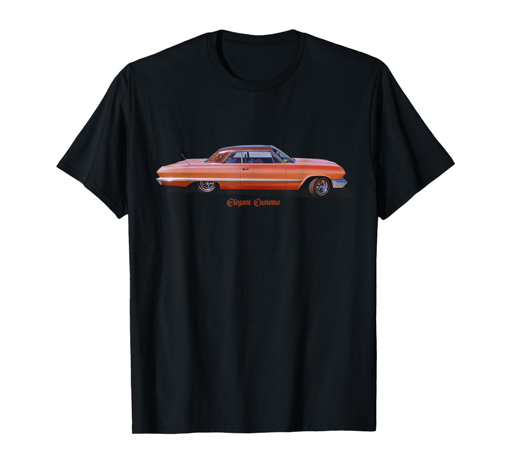 1963 Impala Tangerine Dream Low Rider T-Shirt - Aesthetic Graphic Unisex - T-Shirt, Sweatshirt, Hoodie