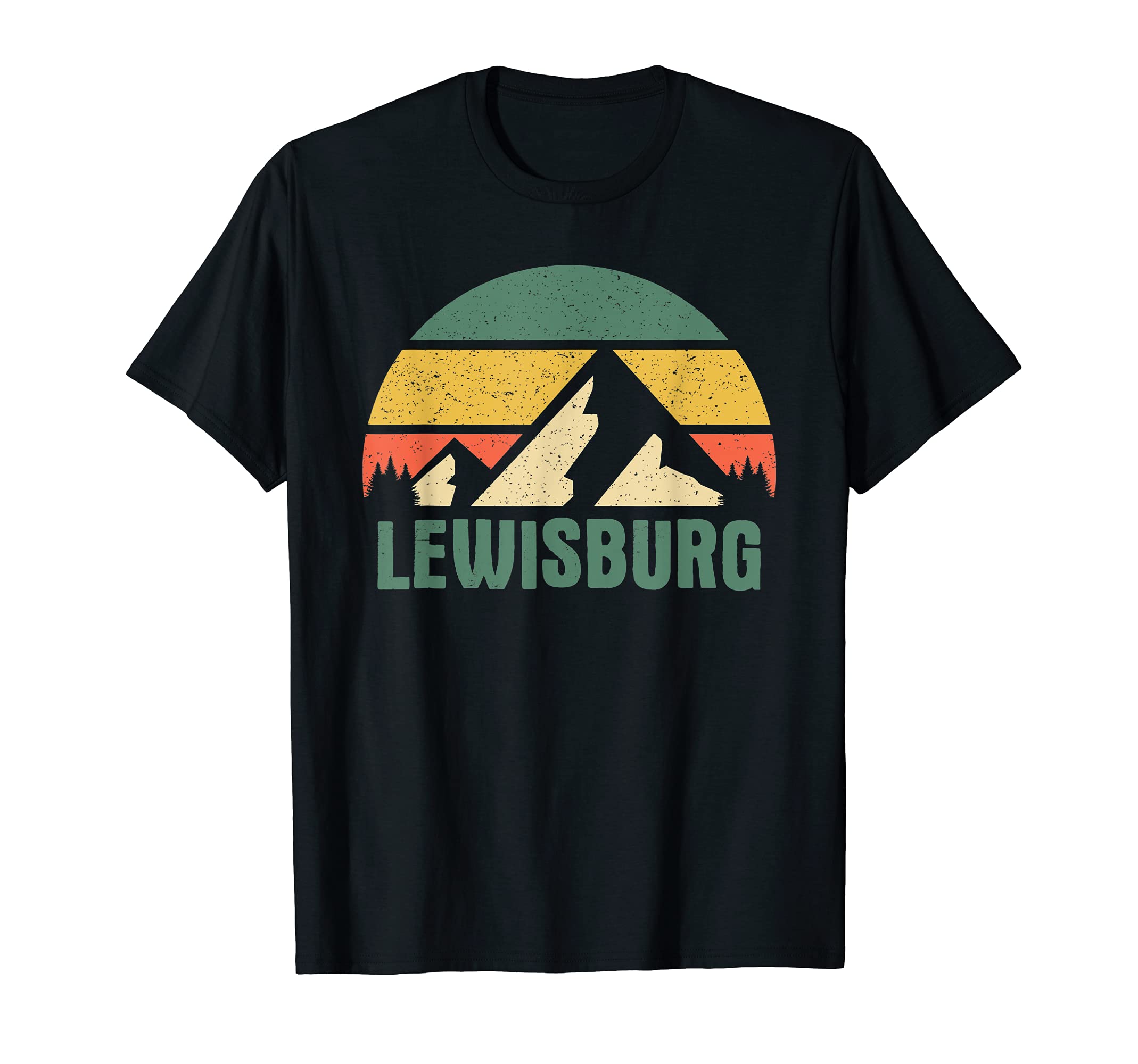 Lewisburg West Virginia Usa Mountain T-Shirt - Custom Art Print for Adults - T-Shirt, Sweatshirt, Hoodie