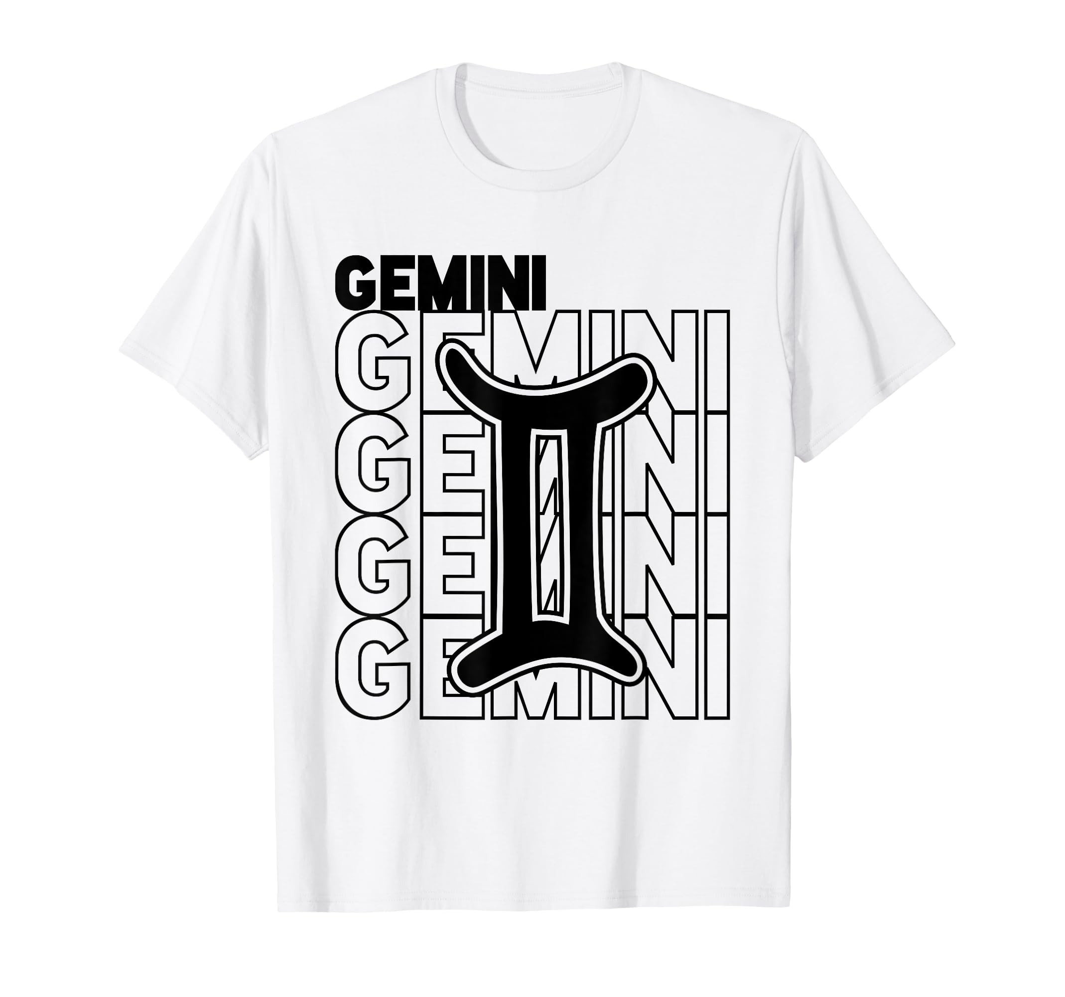 Gemini Zodiac Typography Astrology T-Shirt - Streetwear Style Unisex - T-Shirt, Sweatshirt, Hoodie