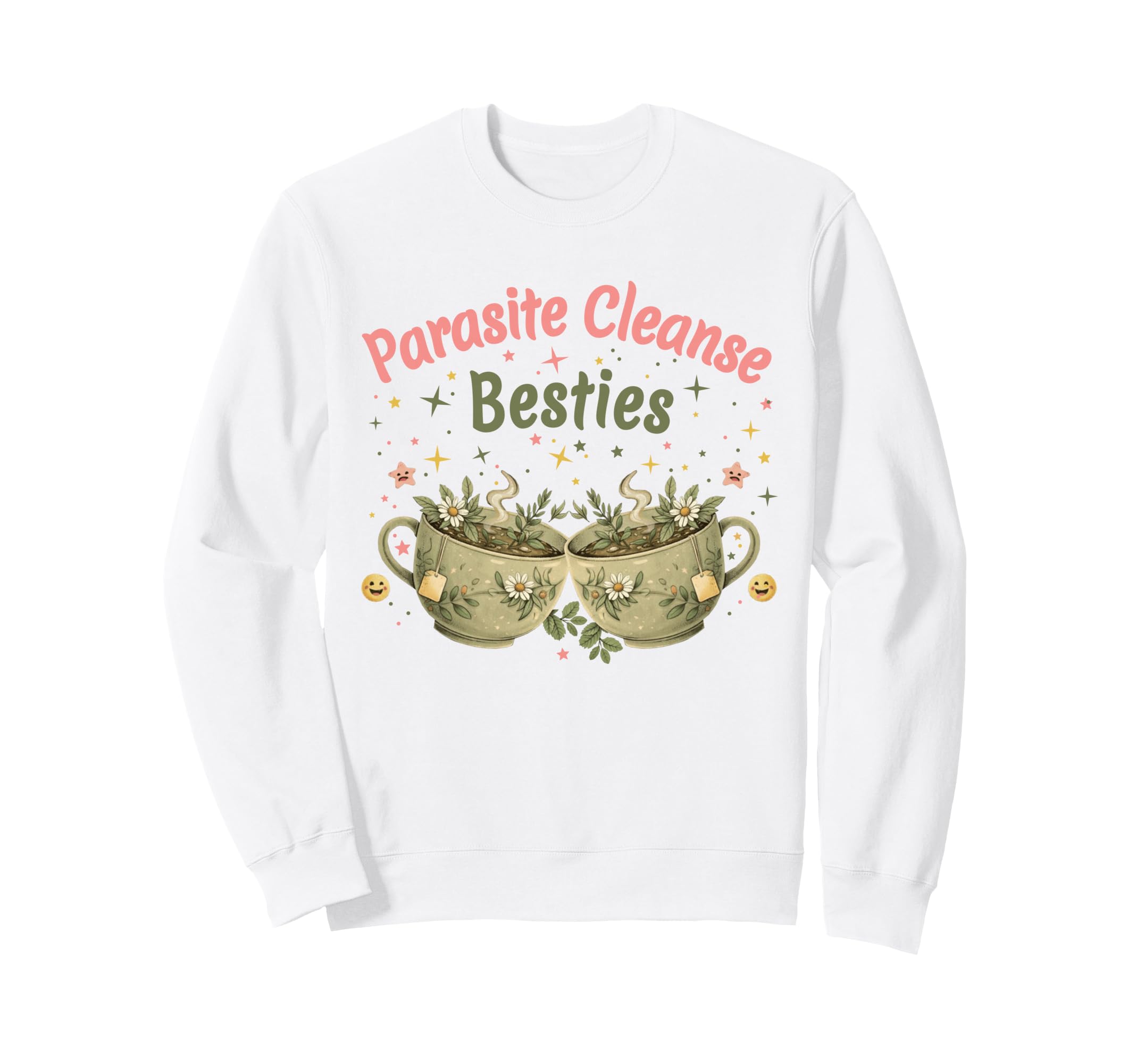 Funny Wellness Vibes Aesthetic Tea Lover Sweatshirt - Graphic Print Unisex - T-Shirt, Sweatshirt, Hoodie