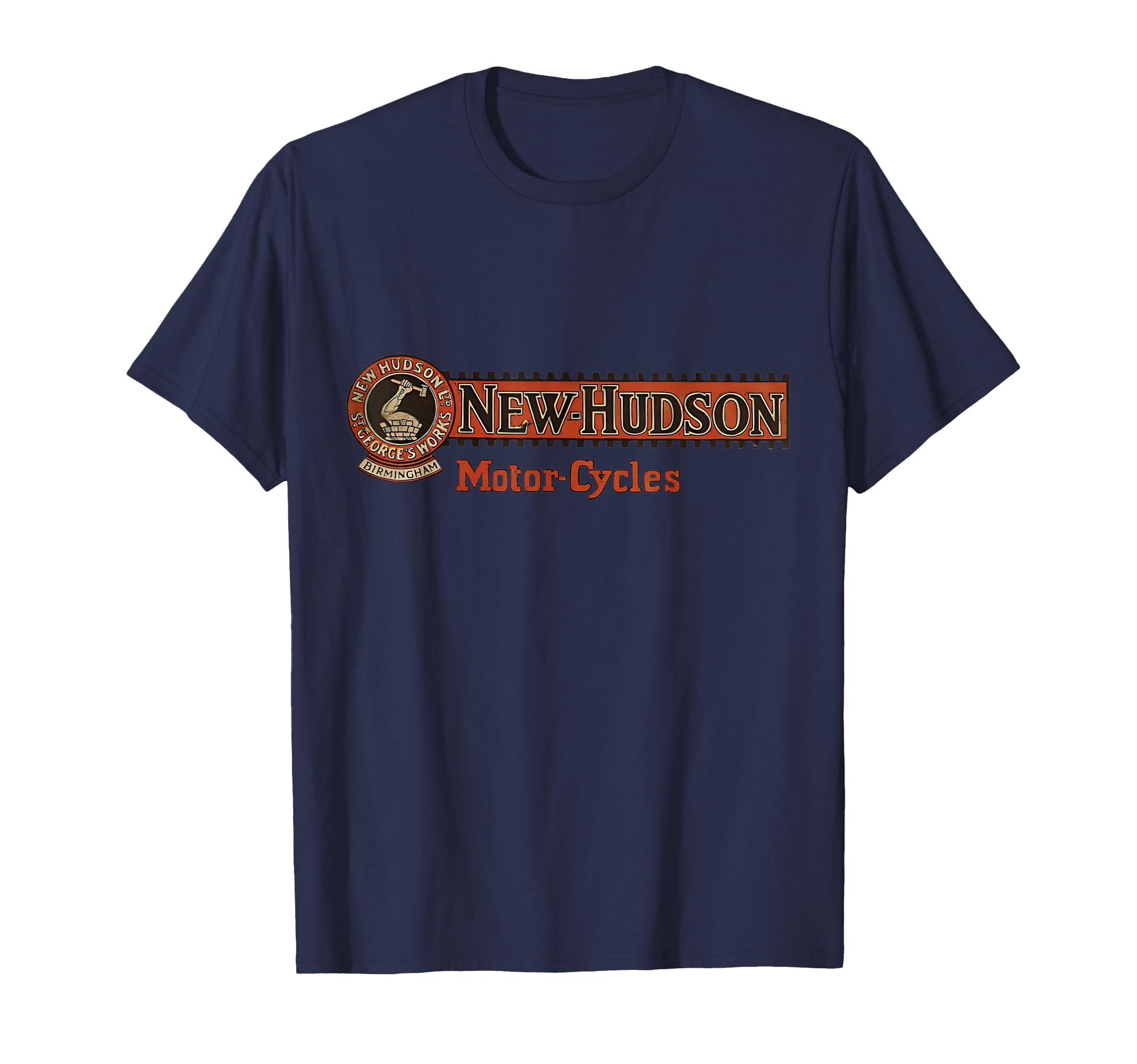 New Hudson British Motorcycles T-Shirt - Novelty Apparel for Adults - T-Shirt, Sweatshirt, Hoodie