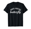 Anti Social Butterfly T-Shirt - Trendy Graphic for Adults - T-Shirt, Sweatshirt, Hoodie