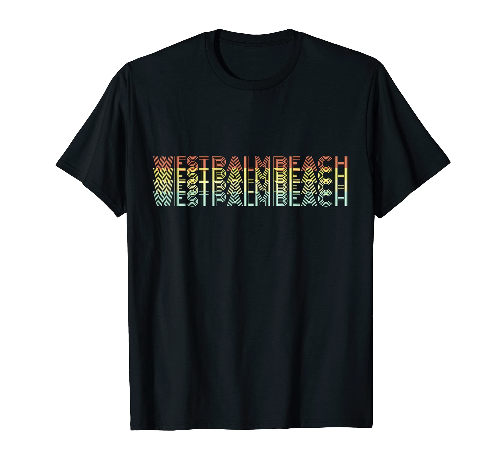 West Palm Beach City Hometown Florida T-Shirt - Minimalist Print Unisex - T-Shirt, Sweatshirt, Hoodie