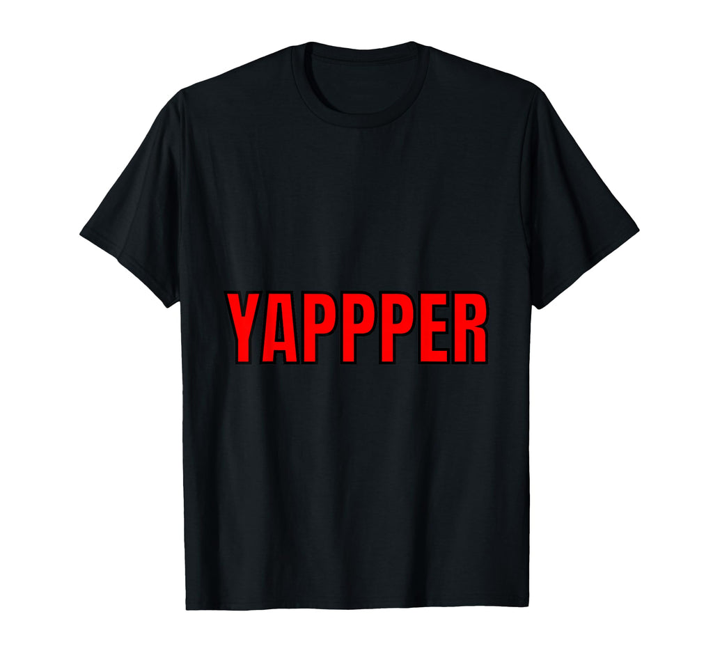 Yapper Slang Word Minimal Typography T-Shirt - Minimalist Print Men Women - T-Shirt, Sweatshirt, Hoodie