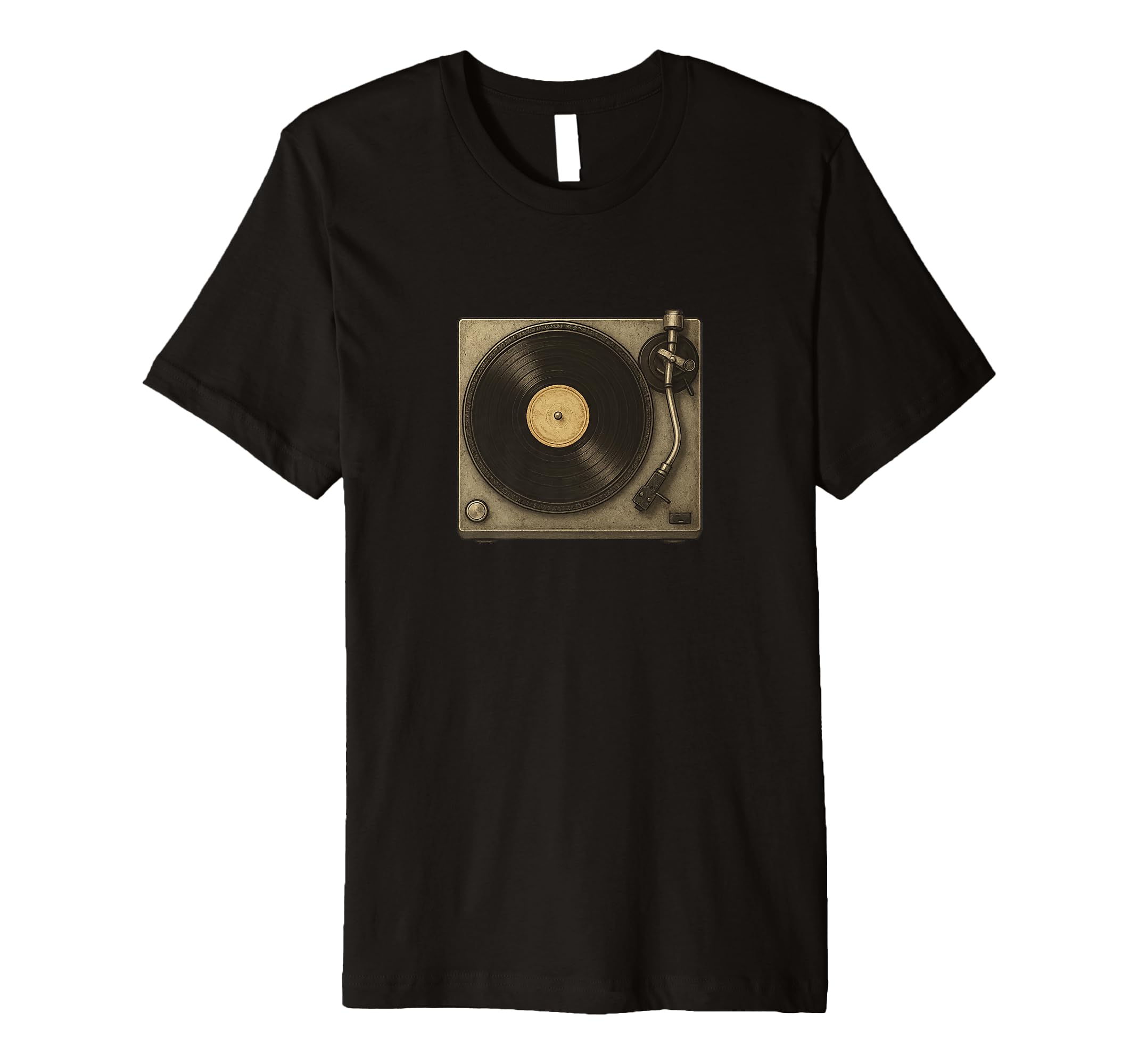 Vinyl Record Player T-Shirt - Casual Everyday Wear Men Women - T-Shirt, Sweatshirt, Hoodie