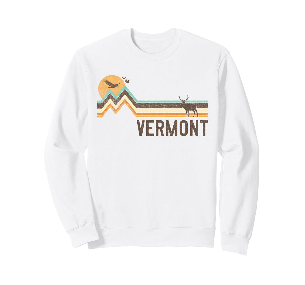 Vermont 70S 80S Nature Sweatshirt - Graphic Print Unisex - T-Shirt, Sweatshirt, Hoodie