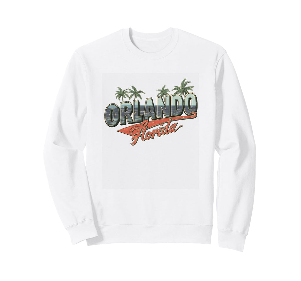 Orlando Florida Sunset 70S 80S Sweatshirt - Graphic Print Unisex - T-Shirt, Sweatshirt, Hoodie