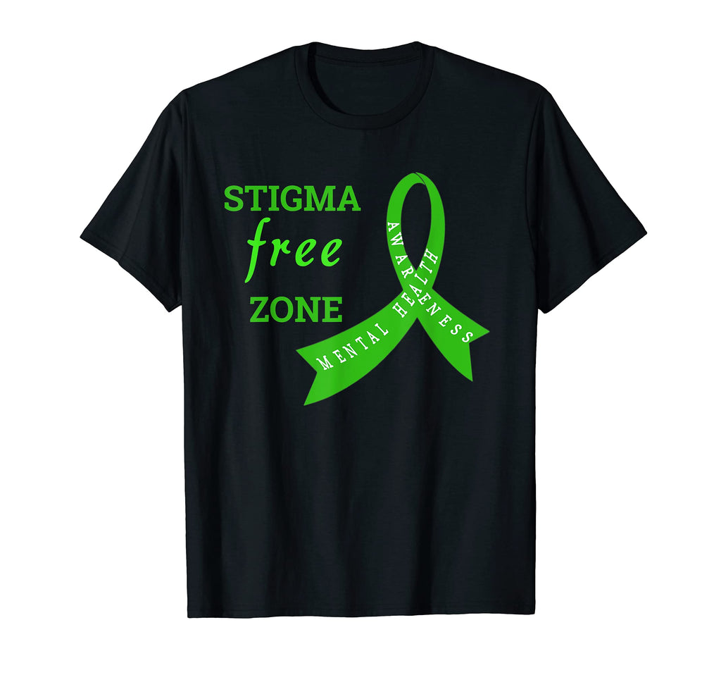 Stigma Free Zone Mental Health T-Shirt - Casual Everyday Wear for Adults - T-Shirt, Sweatshirt, Hoodie