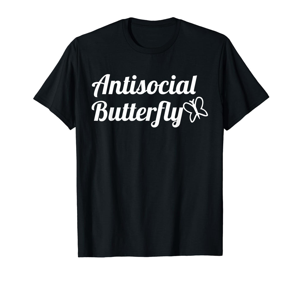 Antisocial Butterfly T-Shirt - Aesthetic Graphic Unisex - T-Shirt, Sweatshirt, Hoodie