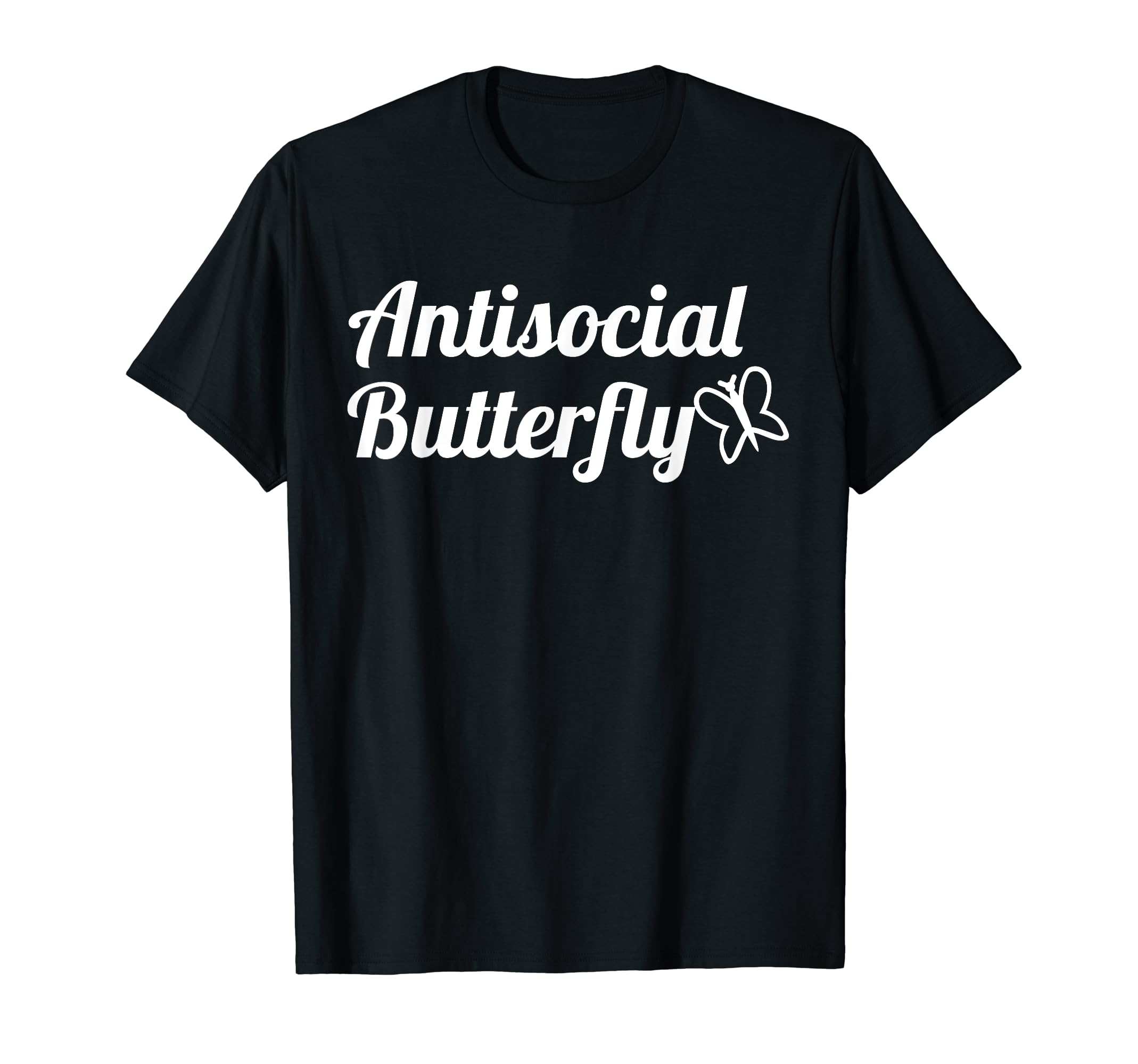 Antisocial Butterfly T-Shirt - Aesthetic Graphic Unisex - T-Shirt, Sweatshirt, Hoodie