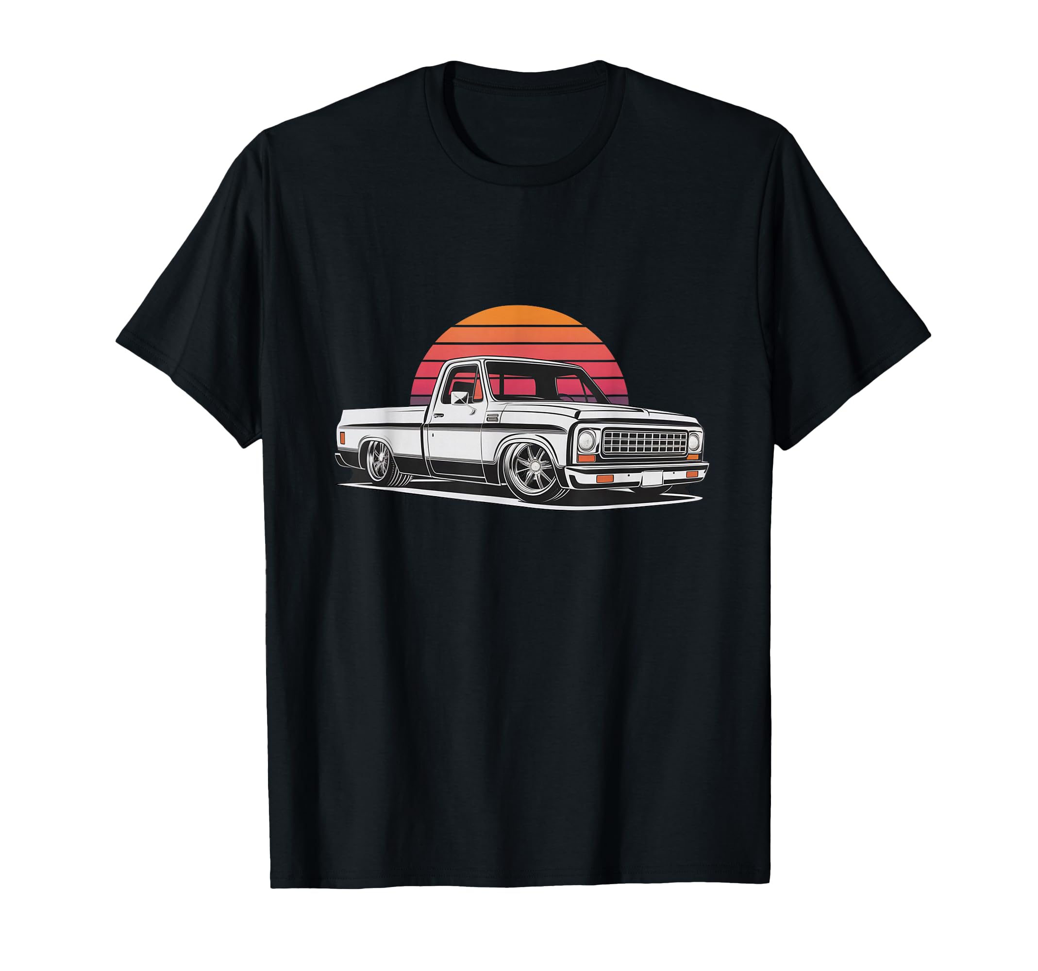 73 87 Mini C10 Truck Slammed Dad Gag Father T-Shirt - Graphic Print Unisex - T-Shirt, Sweatshirt, Hoodie