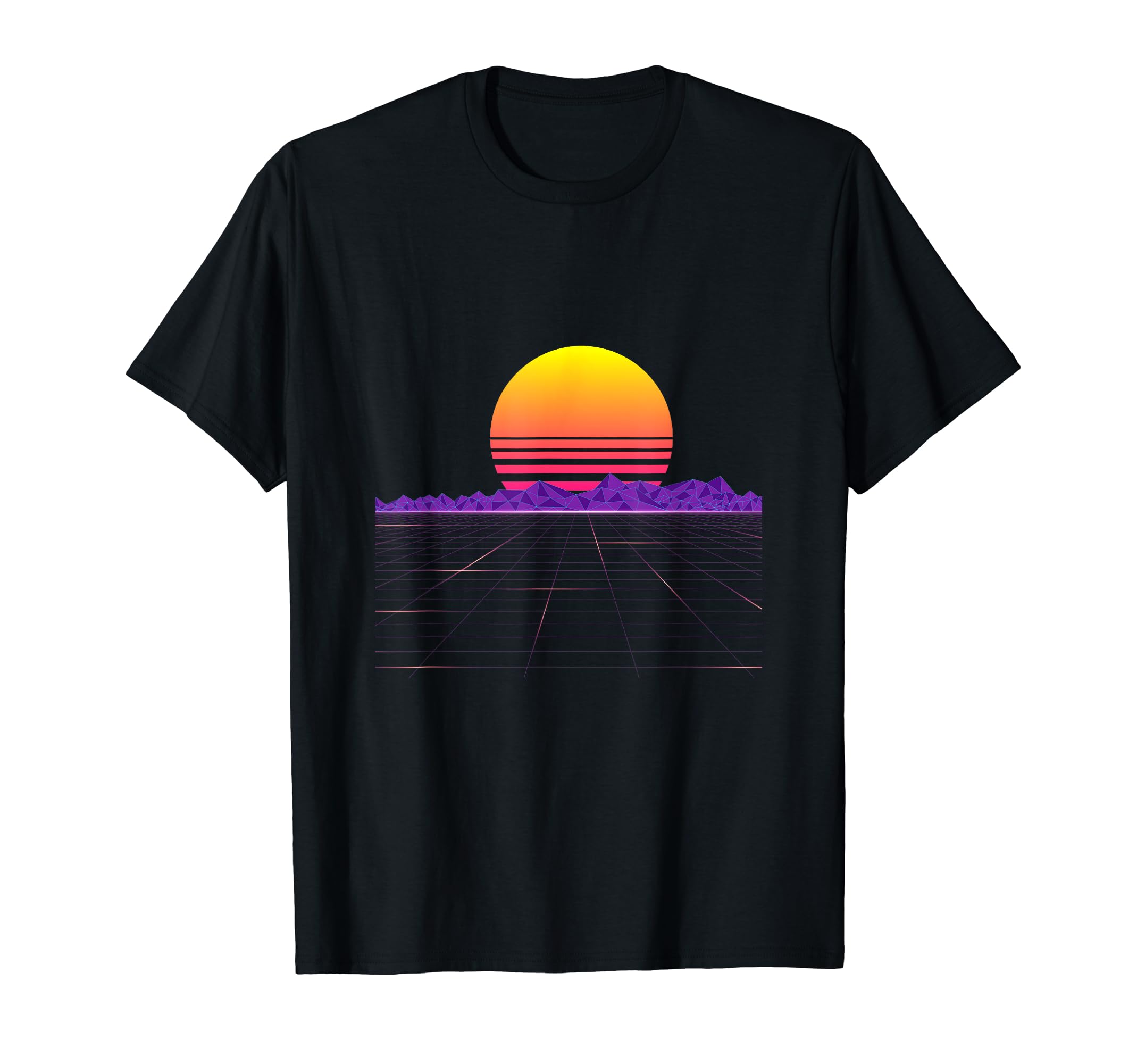 Outrun Sun Rise Vaporwave Aesthetic 80S T-Shirt - Trendy Graphic Unisex - T-Shirt, Sweatshirt, Hoodie