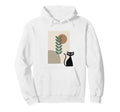 Black Cat Mid Century Modern Art 50S Hoodie - Streetwear Style for Adults - T-Shirt, Sweatshirt, Hoodie