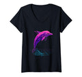 Vaporwave Dolphin Synthwave Ocean 80S Sweatshirt - Graphic Print Unisex - T-Shirt, Sweatshirt, Hoodie