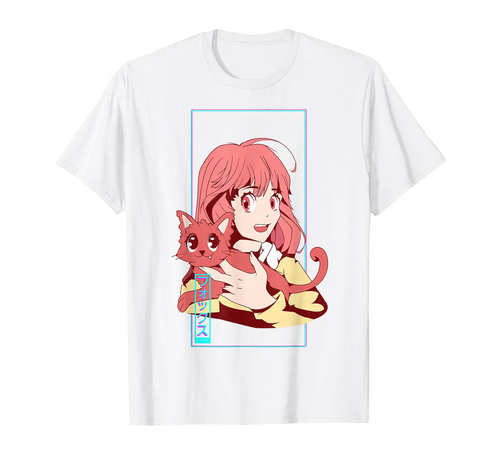 Anime Synthwave 90S Lo Fi T-Shirt - Casual Everyday Wear Men Women - T-Shirt, Sweatshirt, Hoodie