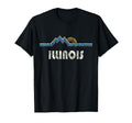Illinois Gift Illinois Mountains And T-Shirt - Minimalist Print Men Women - T-Shirt, Sweatshirt, Hoodie