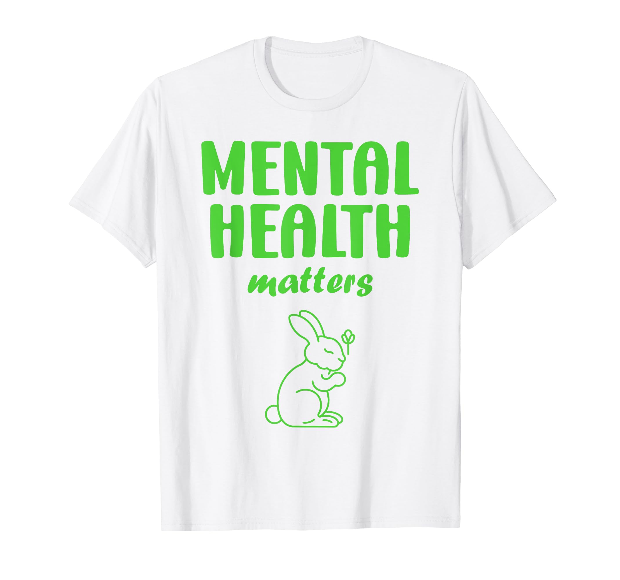 Rabbit Brain Illness Bunny Mental T-Shirt - Graphic Print for Adults - T-Shirt, Sweatshirt, Hoodie