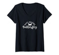 Womens Anti Social Butterfly Anti Social V T-Shirt - Unique Graphic Unisex - T-Shirt, Sweatshirt, Hoodie