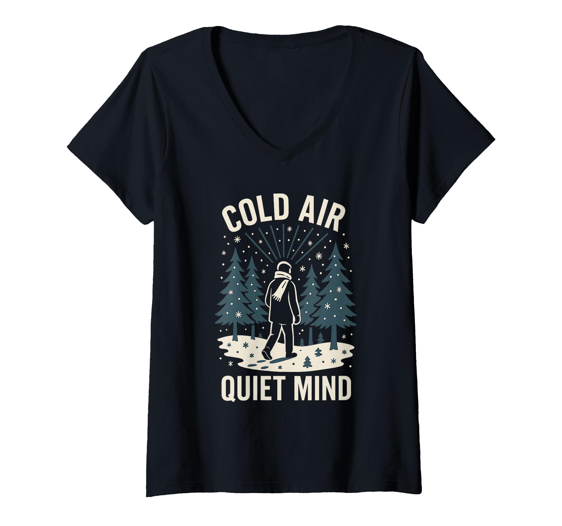 Womens Forest Walk Overthinker Mental T-Shirt - Trendy Graphic for Adults - T-Shirt, Sweatshirt, Hoodie