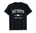 West Newton Pennsylvania Pa Athletic T-Shirt - Aesthetic Graphic Unisex - T-Shirt, Sweatshirt, Hoodie