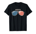 Posts Ca Us Flag Sunglasses T-Shirt - Streetwear Style Men Women - T-Shirt, Sweatshirt, Hoodie