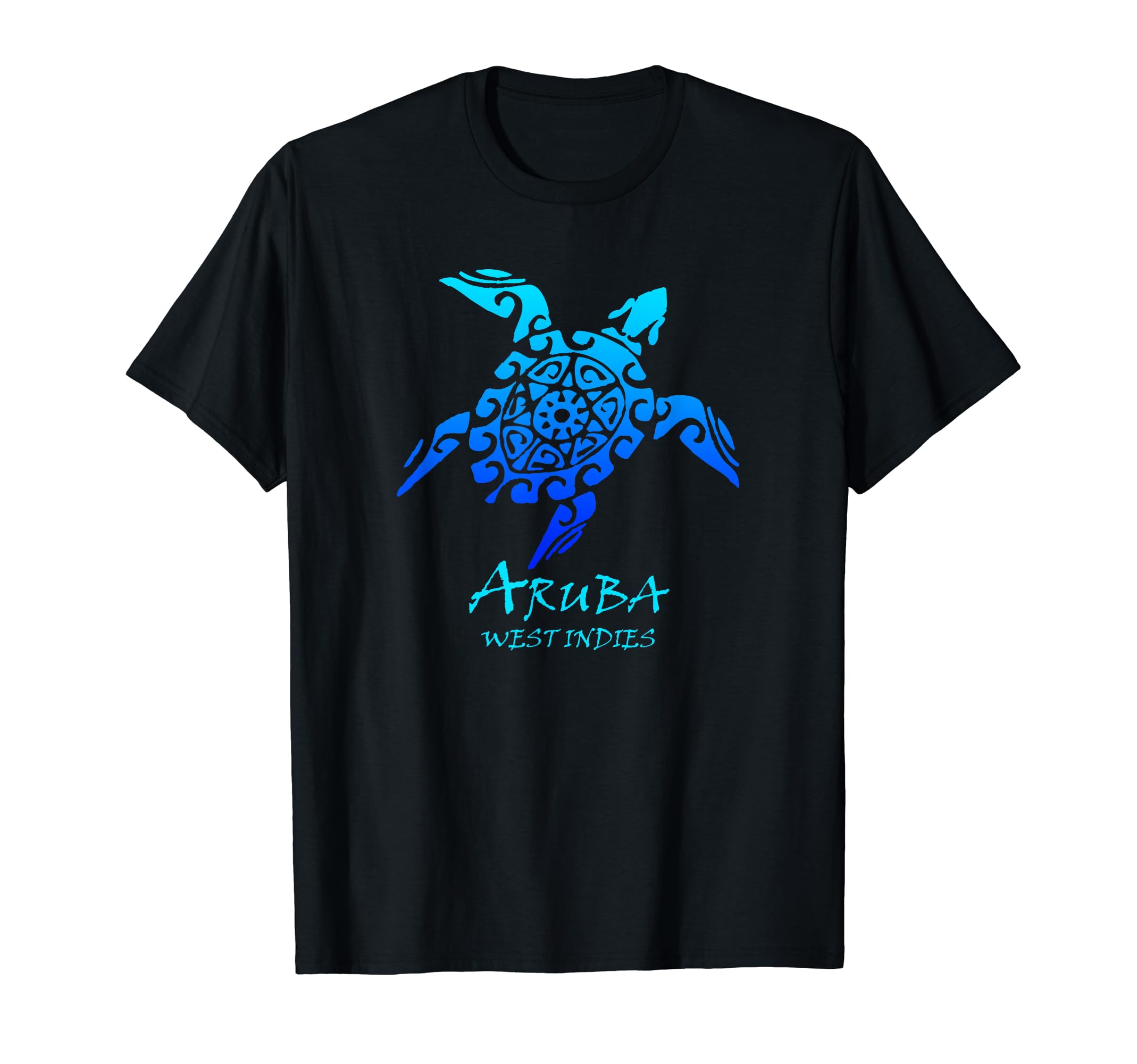 Aruba West Indies Tribal Turtle T-Shirt - Minimalist Print Men Women - T-Shirt, Sweatshirt, Hoodie
