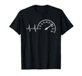 Car Speedometer Heartbeat Car Guy Auto T-Shirt - Trendy Graphic Unisex - T-Shirt, Sweatshirt, Hoodie