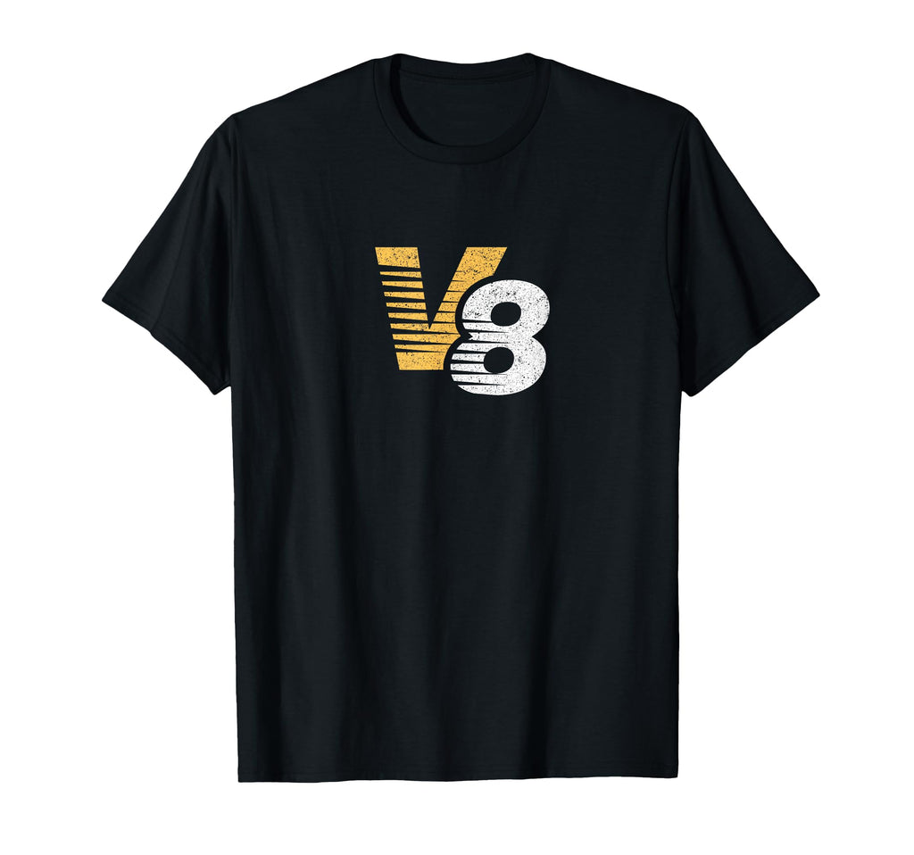 V8 Engine Eight Cylinder Car Fans T-Shirt - Casual Everyday Wear for Adults - T-Shirt, Sweatshirt, Hoodie