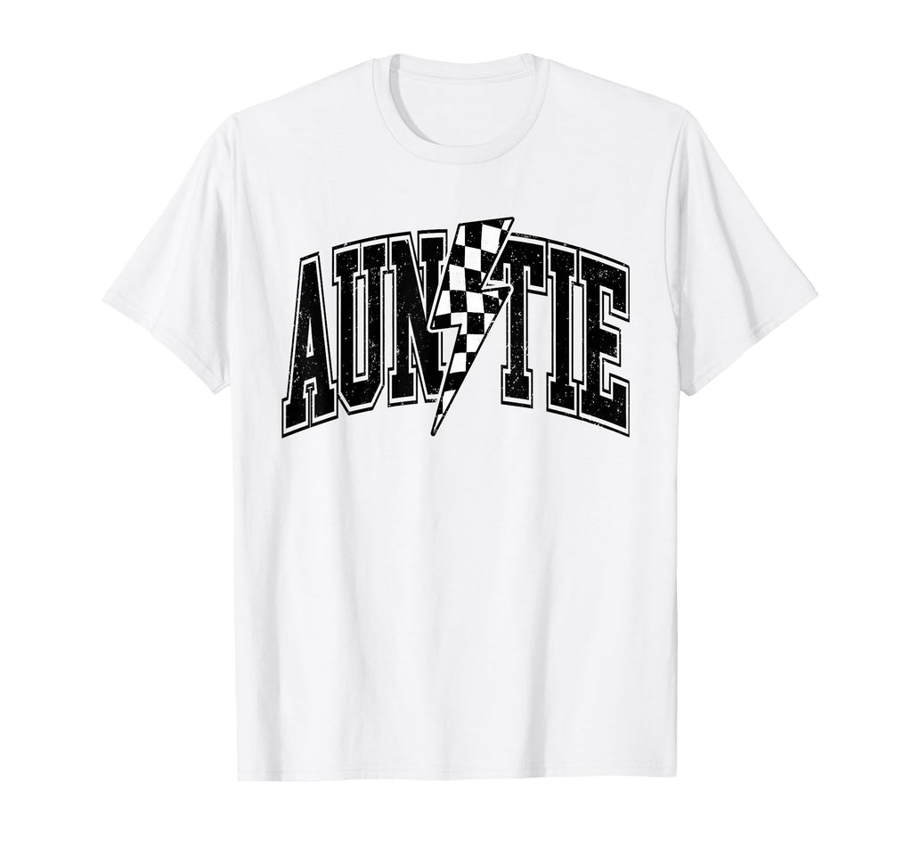 Auntie Racing Car Family Matching T-Shirt - Aesthetic Graphic Unisex - T-Shirt, Sweatshirt, Hoodie