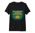 My Brain Wants Sunshine Wellness T-Shirt - Minimalist Print Men Women - T-Shirt, Sweatshirt, Hoodie