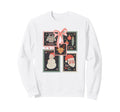 Postal Stamps Collage Sweatshirt - Custom Art Print Men Women - T-Shirt, Sweatshirt, Hoodie