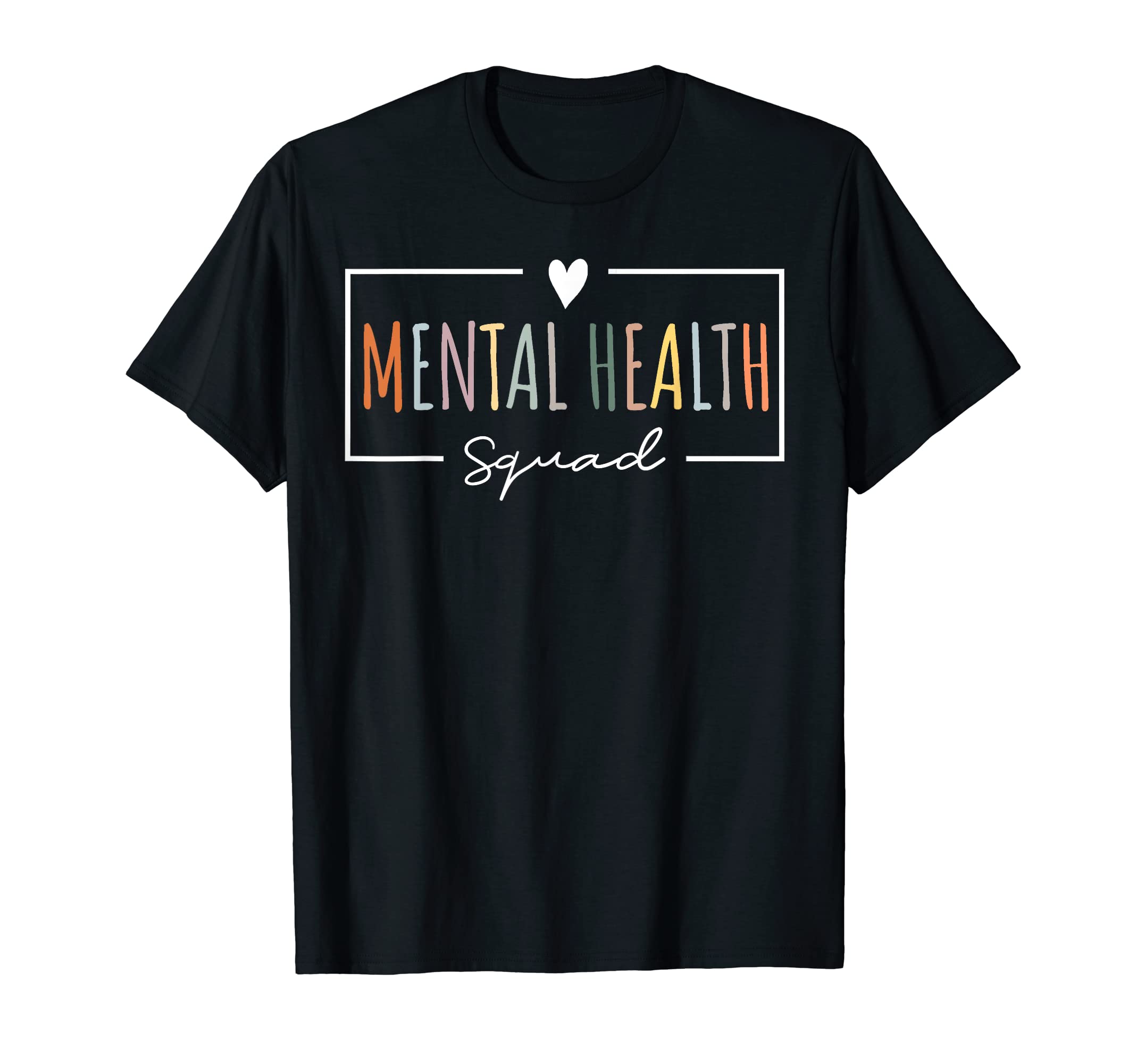 Mental Health Squad Brain Illness Mental T-Shirt - Custom Art Print Unisex - T-Shirt, Sweatshirt, Hoodie