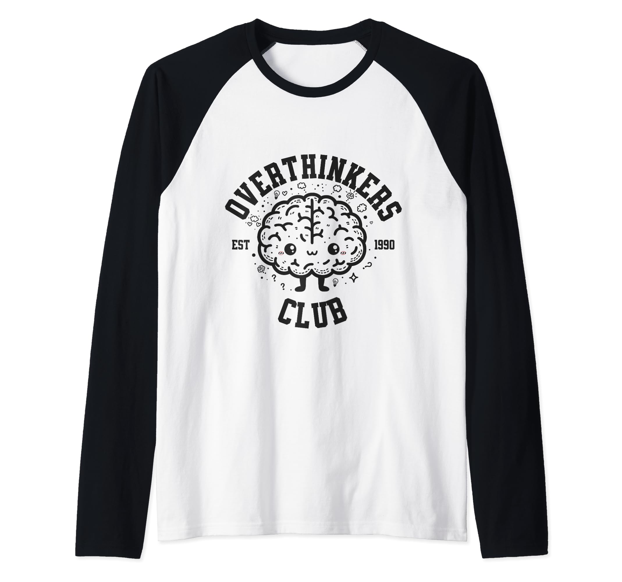 Overthinkers Club Established 1990 Sweatshirt - Graphic Print for Adults - T-Shirt, Sweatshirt, Hoodie