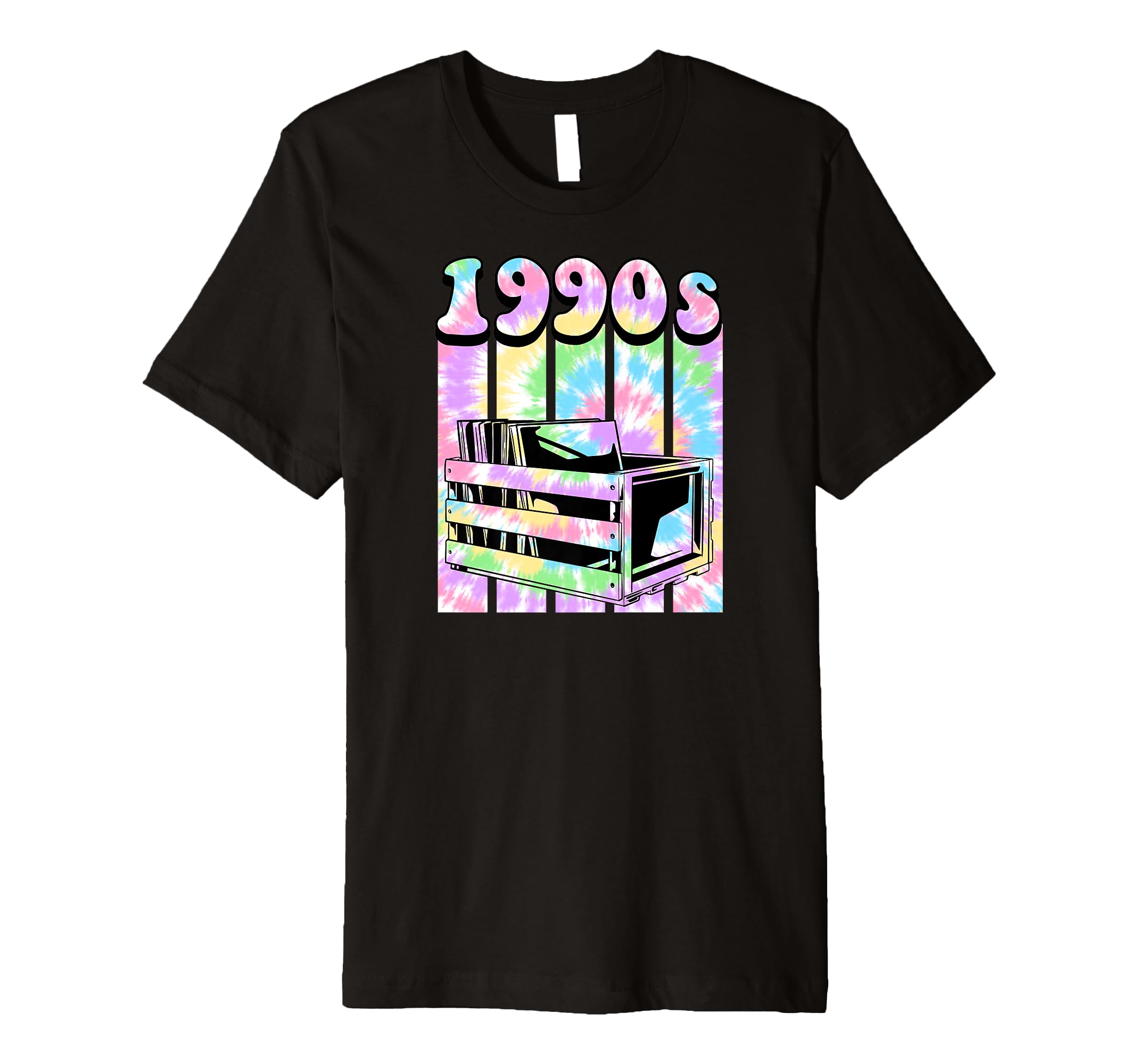 1990S Vinyl Records Back To 90S T-Shirt - Trendy Graphic for Adults - T-Shirt, Sweatshirt, Hoodie