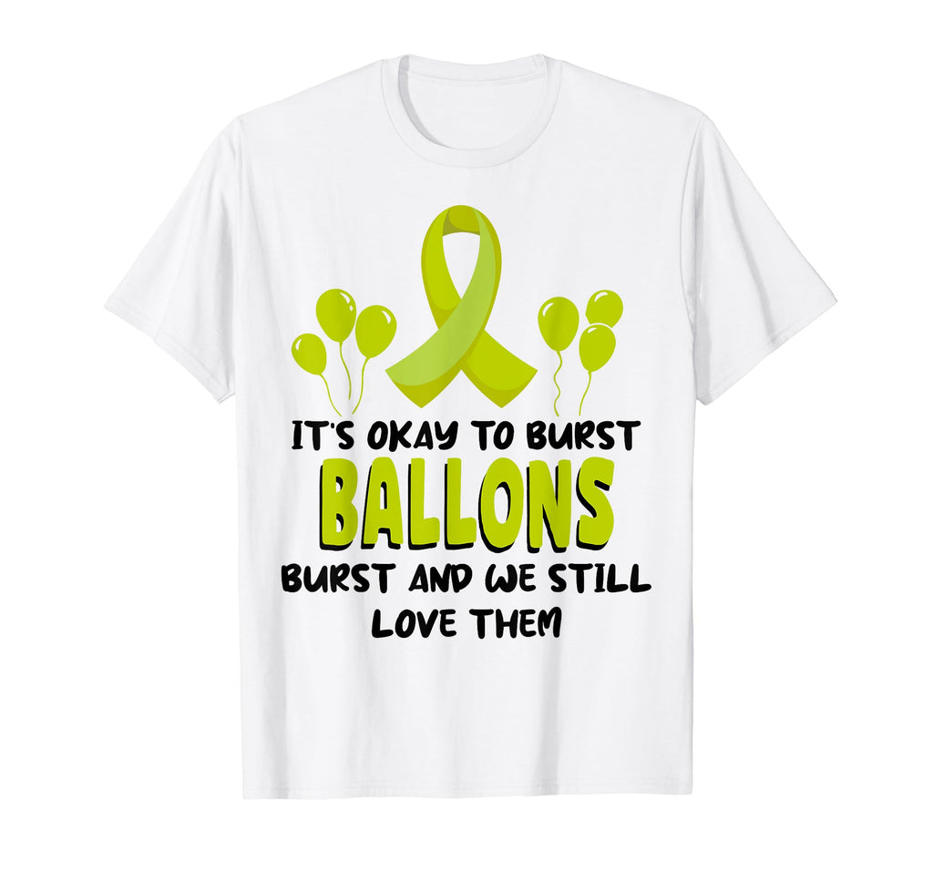 Balloons Burst Depression Mental T-Shirt - Minimalist Print for Adults - T-Shirt, Sweatshirt, Hoodie
