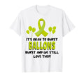 Balloons Burst Depression Mental T-Shirt - Minimalist Print for Adults - T-Shirt, Sweatshirt, Hoodie