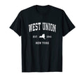 West Union New York Ny Athletic T-Shirt - Aesthetic Graphic Men Women - T-Shirt, Sweatshirt, Hoodie