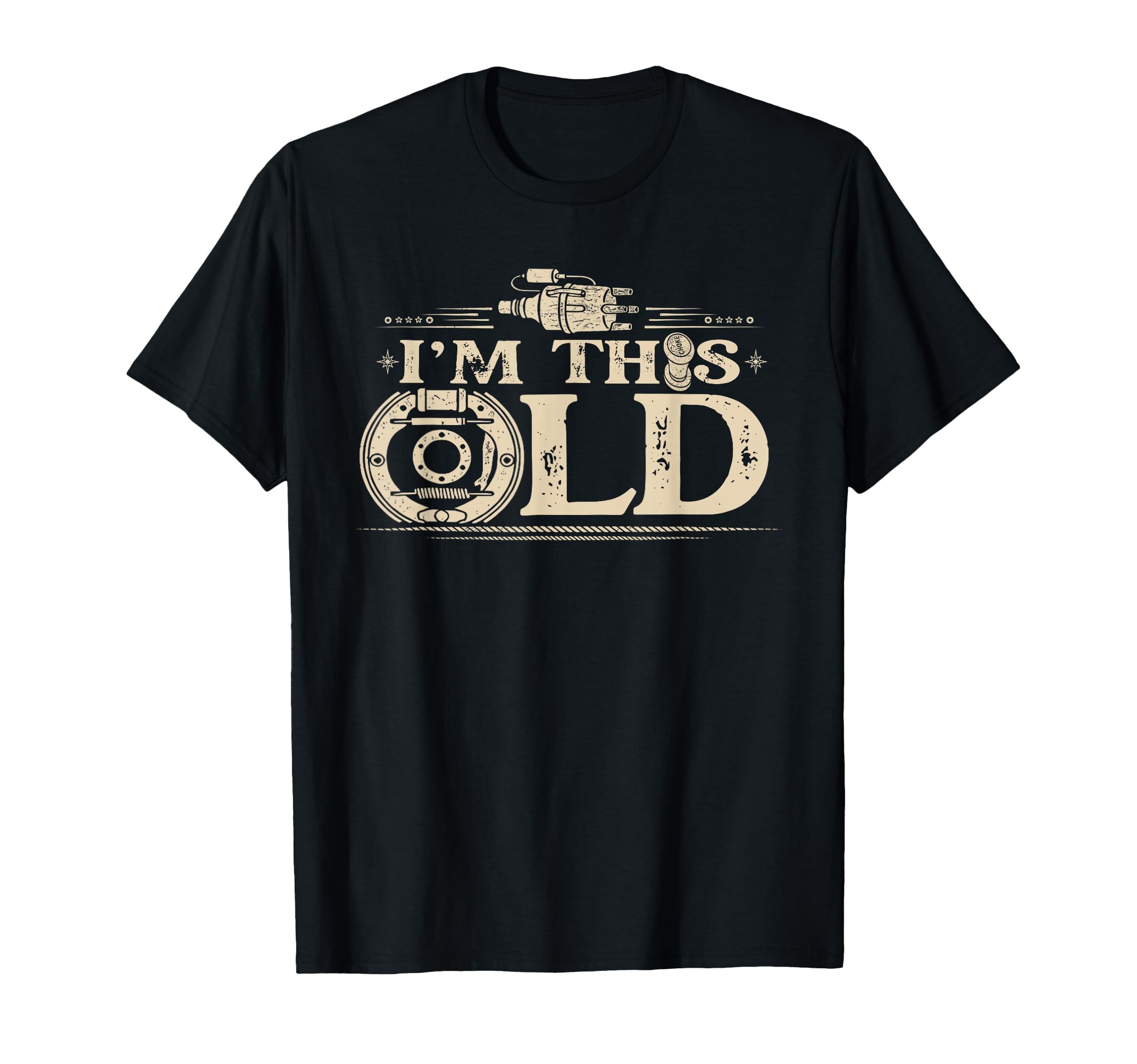 Im This Old Funny Car Parts Mechanic T-Shirt - Trendy Graphic Men Women - T-Shirt, Sweatshirt, Hoodie